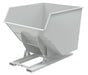 Vestil D-350-HD-NB-GY-MG Steel Heavy Duty No Bump & Dump Hopper 3-1/2 Cubic Yard 6,000 lb. Capacity Machine Gray