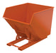 Vestil D-350-HD-NB-ORG-C Steel Heavy Duty No Bump & Dump Hopper 3-1/2 Cubic Yard 6,000 lb. Capacity Orange