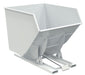 Vestil D-350-HD-WHT Steel Heavy Duty Self Dumping Hopper 3-1/2 Cubic Yard 6,000 lb. Capacity White