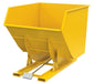 Vestil D-350-HD-YEL Steel Heavy Duty Self Dumping Hopper 3-1/2 Cubic Yard 6,000 lb. Capacity Yellow