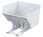 Vestil D-400-HD-NB-WHT Steel Heavy Duty No Bump & Dump Hopper 4 Cubic Yard 6,000 lb. Capacity White