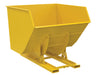 Vestil D-400-HD-NB-YEL Steel Heavy Duty No Bump & Dump Hopper 4 Cubic Yard 6,000 lb. Capacity Yellow