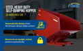 Vestil D-400-HD-SR steel heavy duty self dumping hopper feature overview 1