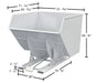 Vestil D-400-HD-WHT steel heavy duty self dumping hopper dimensions diagram