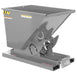 Vestil D-50-HD-GY-MG Steel Heavy Duty Self Dumping Hopper 1/2 Cubic Yard 6,000 lb. Capacity Machine Gray