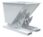 Vestil D-50-HD-NB-WHT Steel Heavy Duty No Bump & Dump Hopper 1/2 Cubic Yard 6,000 lb. Capacity White