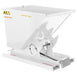 Vestil D-50-HD-WHT Steel Heavy Duty Self Dumping Hopper 1/2 Cubic Yard 6,000 lb. Capacity White