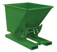 Vestil D-50-LD-NB-GRN-T Steel Light Duty No Bump & Dump Hopper 1/2 Cubic Yard 2,000 lb. Capacity Tractor Green