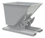 Vestil D-50-LD-NB-GY-MG Steel Light Duty No Bump & Dump Hopper 1/2 Cubic Yard 2,000 lb. Capacity Machine Gray