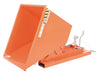 Vestil D-50-LD-ORG-C steel light duty self dumping hopper - view 6