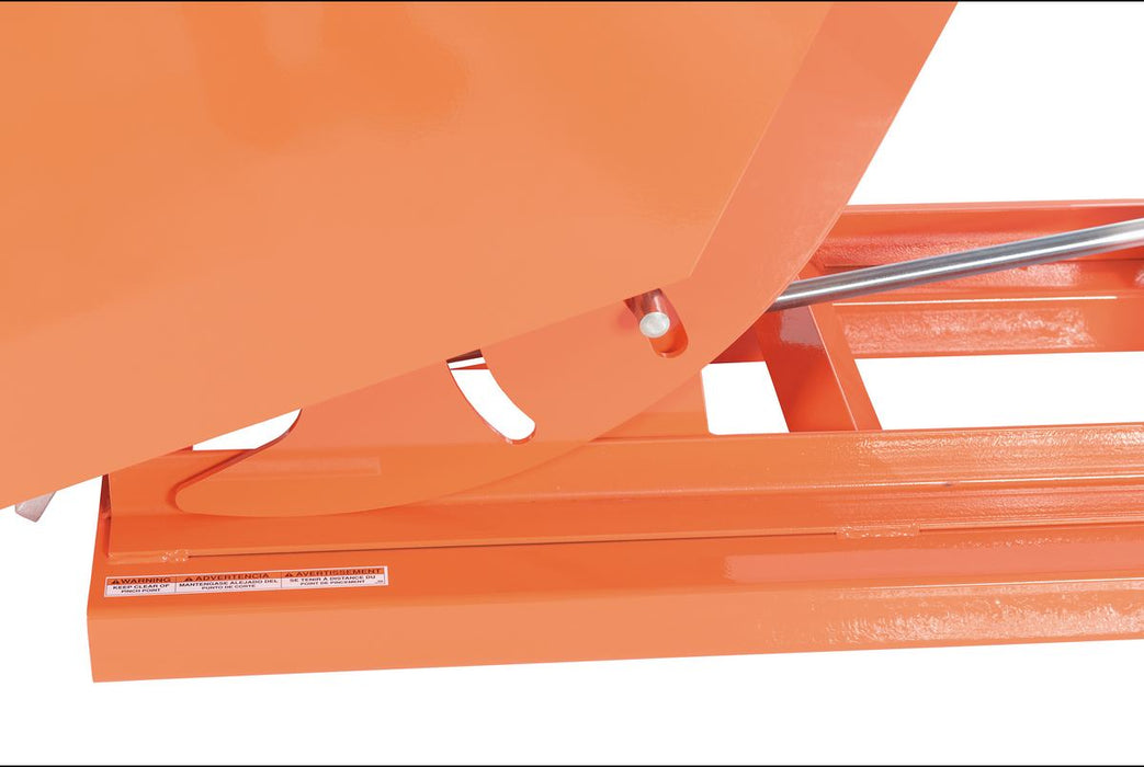 Vestil D-50-LD-ORG-C steel light duty self dumping hopper - view 10