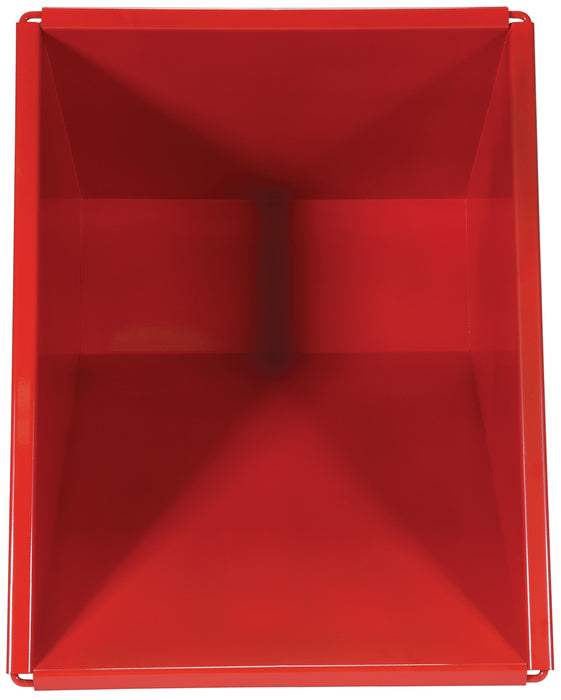 Vestil D-50-LD-SR steel light duty self dumping hopper - view 3