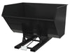 Vestil D-500-HD-BLK-SG Steel Heavy Duty Self Dumping Hopper 5 Cubic Yard 6,000 lb. Capacity Semi Gloss Black
