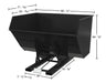 Vestil D-500-HD-BLK-SG steel heavy duty self dumping hopper dimensions diagram
