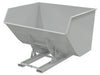 Vestil D-500-HD-NB-GY-MG Steel Heavy Duty No Bump & Dump Hopper 5 Cubic Yard 6,000 lb. Capacity Machine Gray