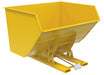 Vestil D-500-HD-YEL Steel Heavy Duty Self Dumping Hopper 5 Cubic Yard 6,000 lb. Capacity Yellow
