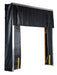 Vestil D-520-24 Vinyl Retractable Dock Shelter 24 In Black