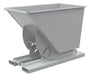 Vestil D-75-HD-NB-GY-MG Steel Heavy Duty No Bump & Dump Hopper 3/4 Cubic Yard 6,000 lb. Capacity Machine Gray