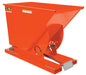 Vestil D-75-HD-ORG-C Steel Heavy Duty Self Dumping Hopper 3/4 Cubic Yard 6,000 lb. Capacity Orange
