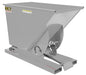 Vestil D-75-HD-SL Steel Heavy Duty Self Dumping Hopper 3/4 Cubic Yard 6,000 lb. Capacity Silver Lining