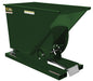 Vestil D-75-LD-GRN-H Steel Light Duty Self Dumping Hopper 3/4 Cubic Yard 2,000 lb. Capacity Hunter Green