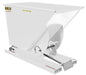 Vestil D-75-LD-WHT Steel Light Duty Self Dumping Hopper 3/4 Cubic Yard 2,000 lb. Capacity White
