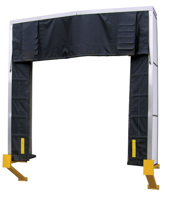 Vestil D-750-18 Vinyl Dock Shelter 18 in. 11 ft. x 10.5 ft. Black