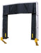 Vestil D-750-36 Vinyl Dock Shelter 36 in. 11 ft. x 10.5 ft. Black