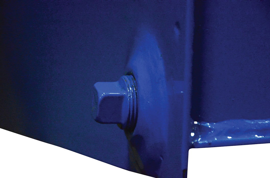 Vestil D-DPLG-75 Factory Installed Welded Steel 3/4 in. Threaded Drain Plug Left Corner For D Style Hoppers