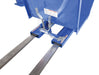 Vestil D-NS-100-LD steel open sided hopper - view 7