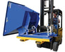 Vestil D-TILT Steel Sideways Tilt Fork Attachment For D Style Hoppers Yellow