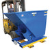 Vestil D-TILT steel sideways tilt fork attachment for d style hoppers - view 2