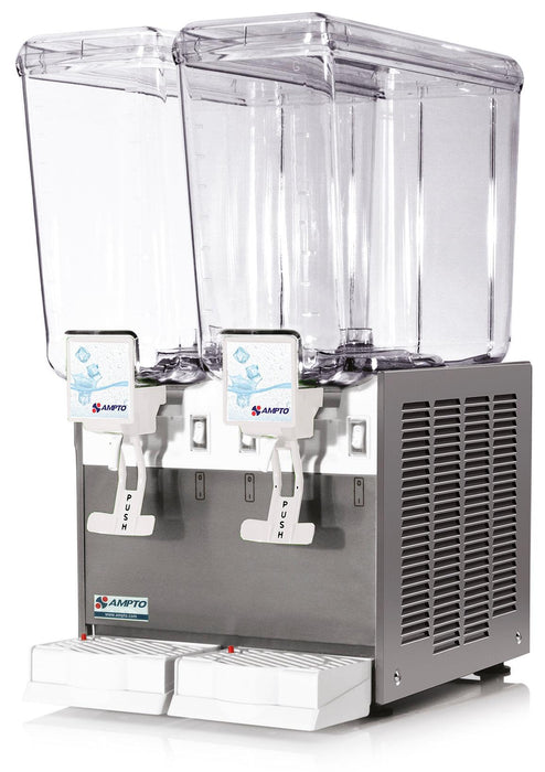 D1256 - Beverage Dispenser 2 Tank - 5 Gallons ea. NSF/UL.