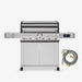 Monument Grills Denali 605 | Stainless Smart Tech Natural/Propane Gas Grill 6 Burner Grill - View 21