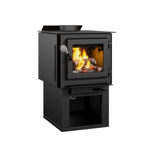 Drolet Deco Nano N DB03216 wood stove left side profile