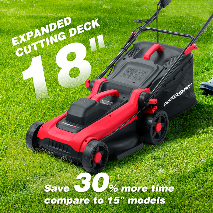 PowerSmart 14" 15Amp Electric Corderd Push Lawn Mower DB8015