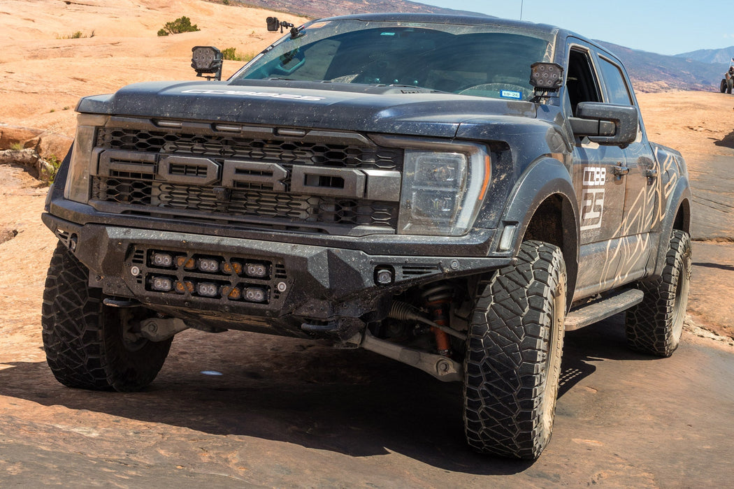 Addictive Desert Designs 2021-2026 Ford F-150 Raptor/Raptor R Bomber Front Bumper (20-Inch Lights) – image 11 of 16