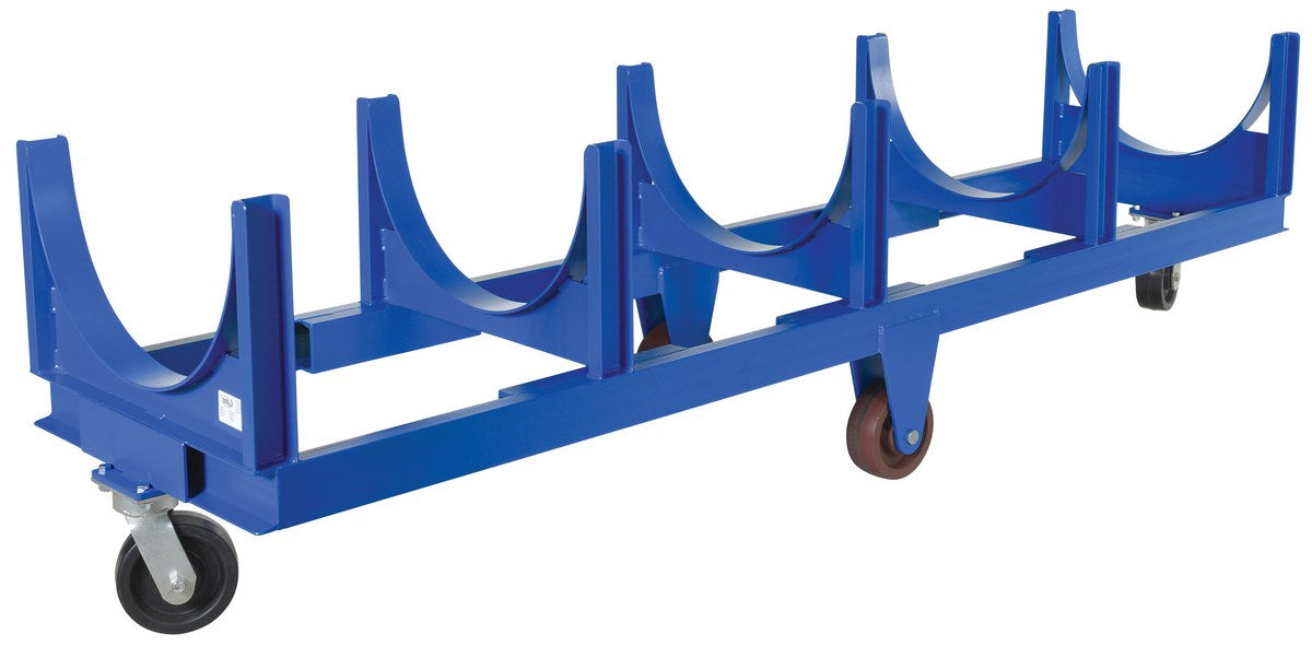 Vestil DCC-28120-10 Steel Heavy Duty Cradle 123-1/16 in. x 31-1/2 in. x 32-3/8 in. 10,000 lb. Capacity Blue