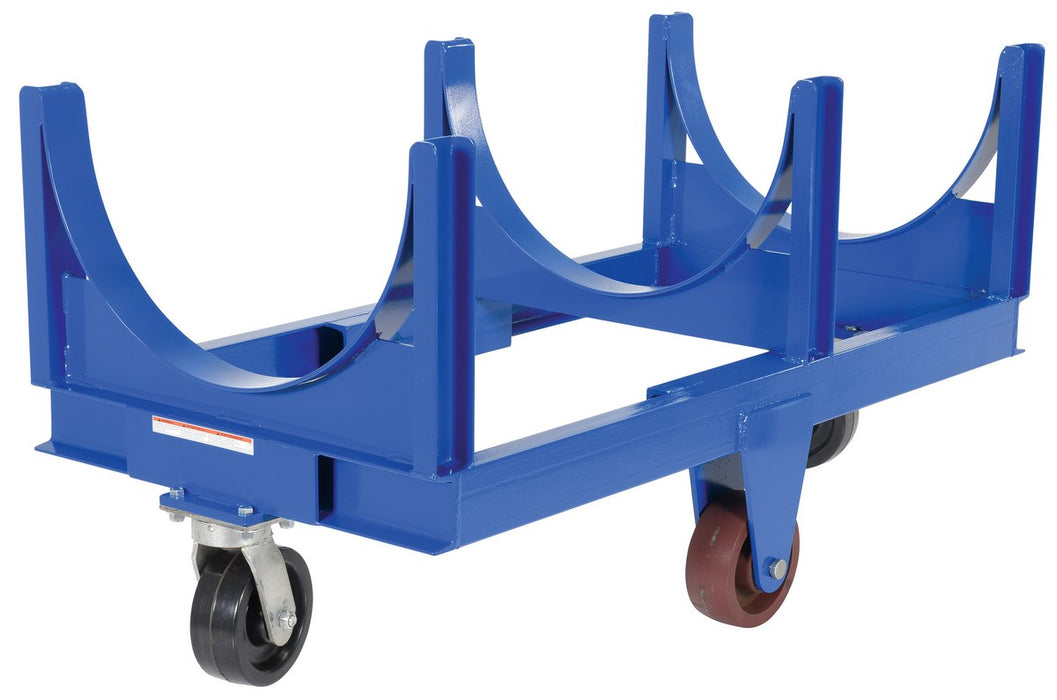 Vestil DCC-2860-10 Steel Heavy Duty Cradle 63-1/16 in. x 31-1/2 in. x 32-3/8 in. 10,000 lb. Capacity Blue