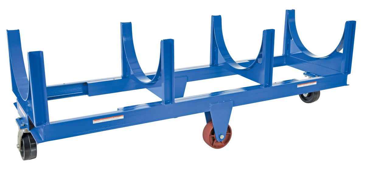 Vestil DCC-2896-10 Steel Heavy Duty Cradle 99-1/16 in. x 31-1/2 in. x 32-3/8 in. 10,000 lb. Capacity Blue