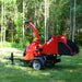 HONDA GX690 22HP 688cc Twin Cylinder Gasoline Engine Powered 7" Hydraulic Feeding Wood Chipper,  DCH7