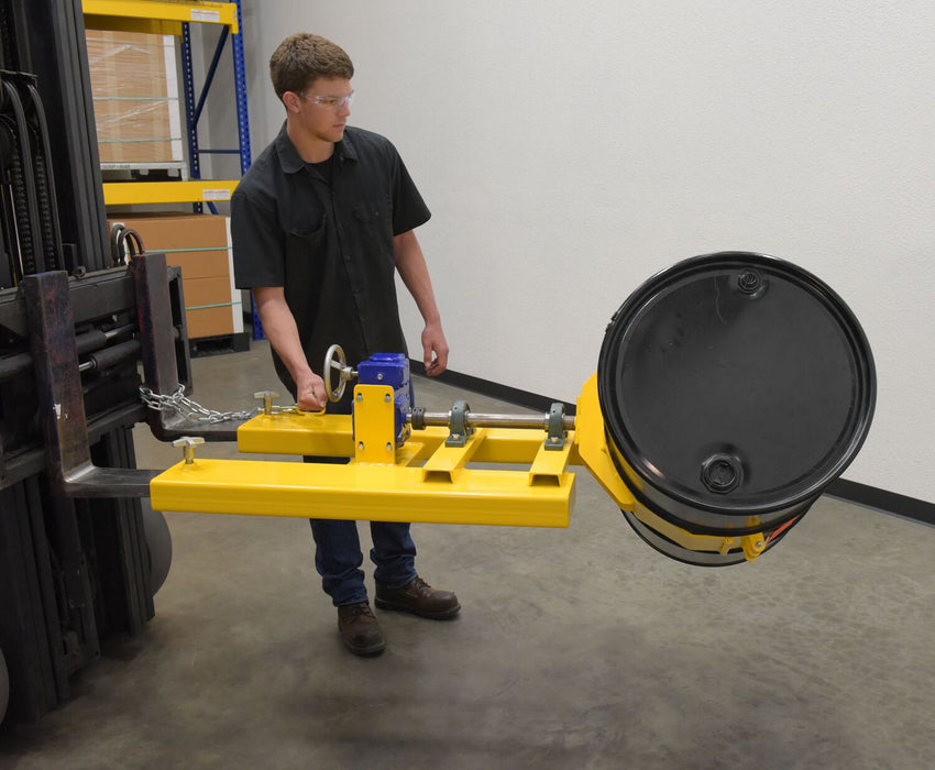 Vestil DCR-RAR-12 steel right angle drum rotator fits - view 6