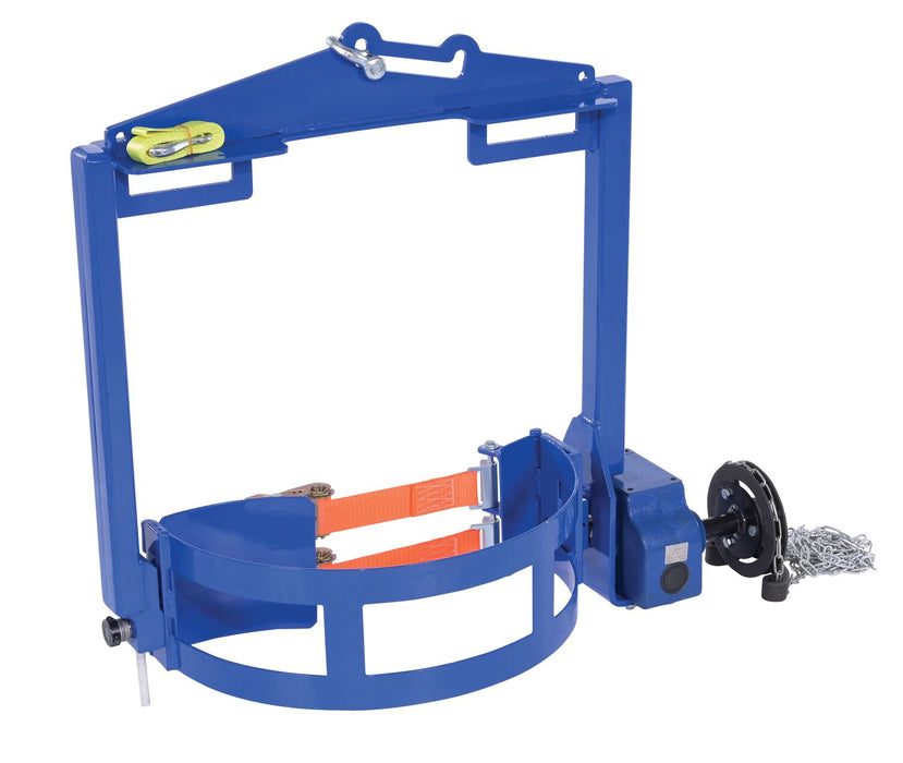 Vestil DCT-2000 steel hoist mounted drum carrier/rotator - view 2