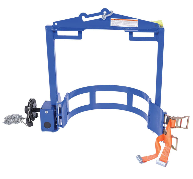 Vestil DCT-2000 steel hoist mounted drum carrier/rotator - view 4