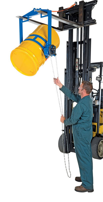 Vestil DCT-2000 steel hoist mounted drum carrier/rotator - view 5