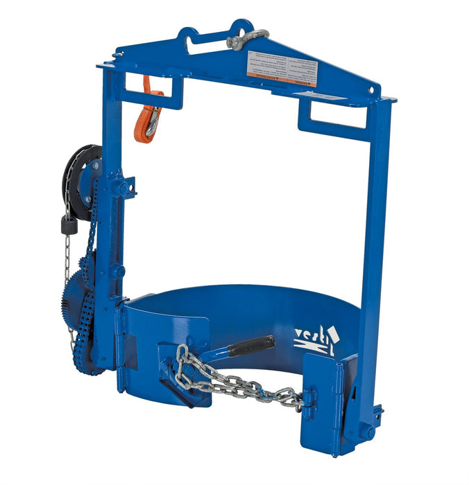 Vestil DCT-75 steel hoist mounted drum carrier/rotator - view 2