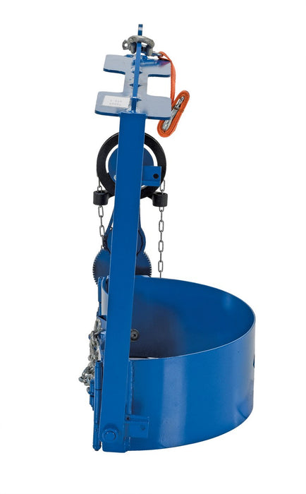 Vestil DCT-75 steel hoist mounted drum carrier/rotator - view 4