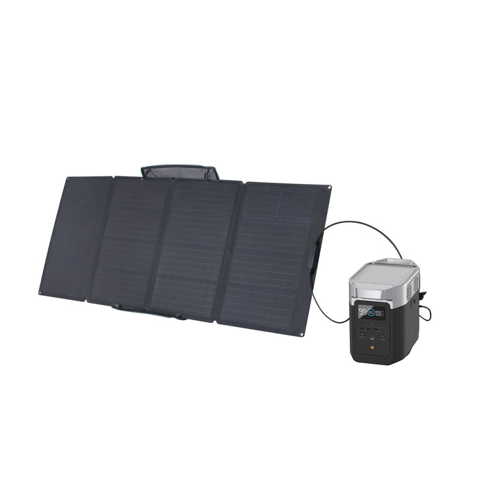 Green Vista Living EcoFlow DELTA 2 + 160W Solar Panel
