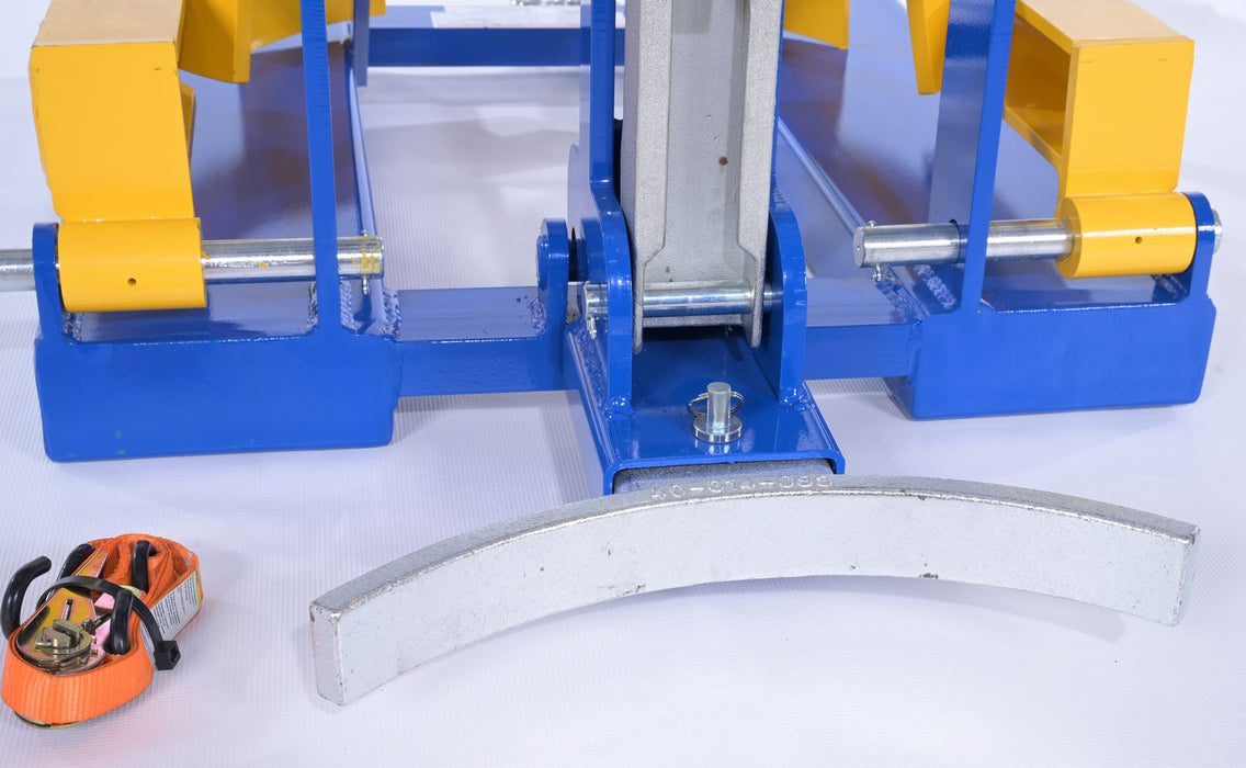 Vestil DFDL-3 steel deluxe combination fork mounted drum lifter - view 11