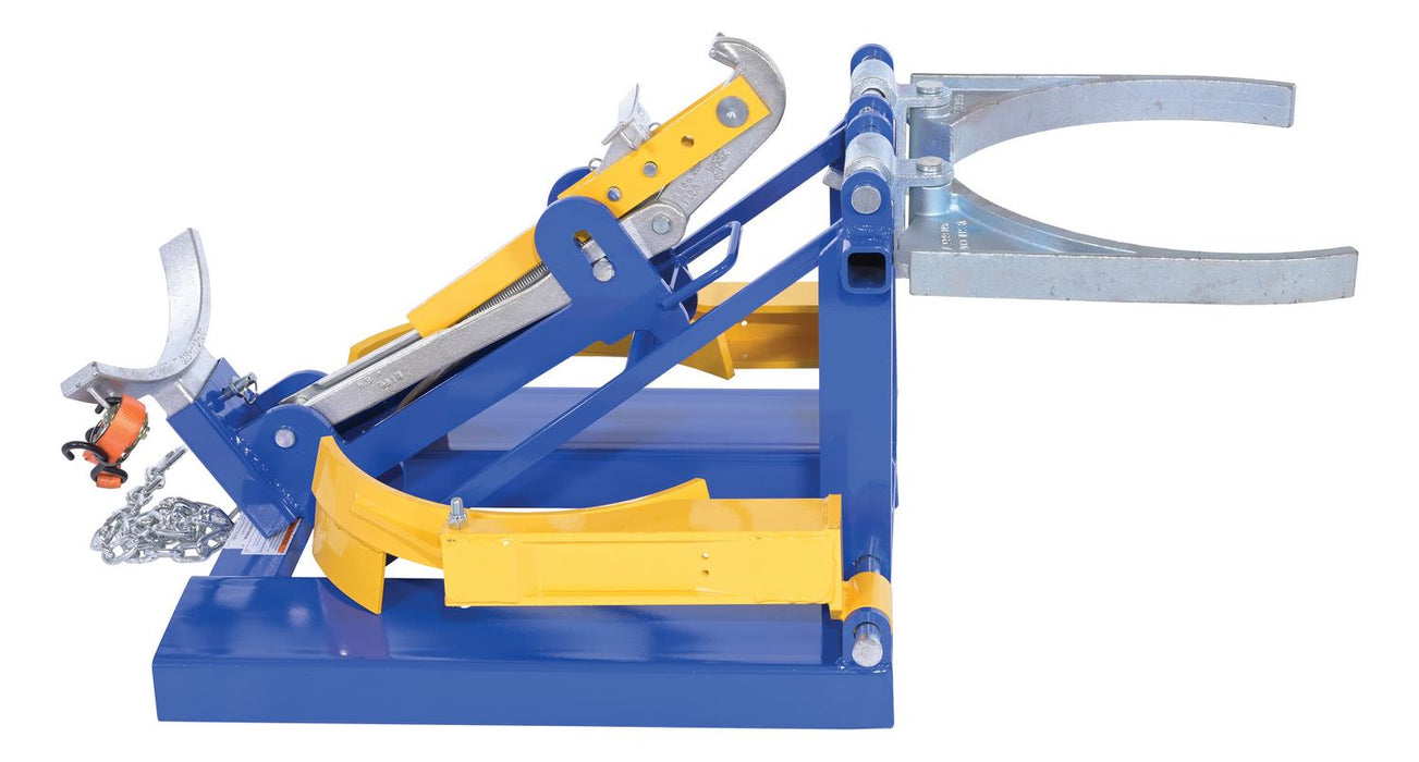 Vestil DFDL-3 steel deluxe combination fork mounted drum lifter - view 14